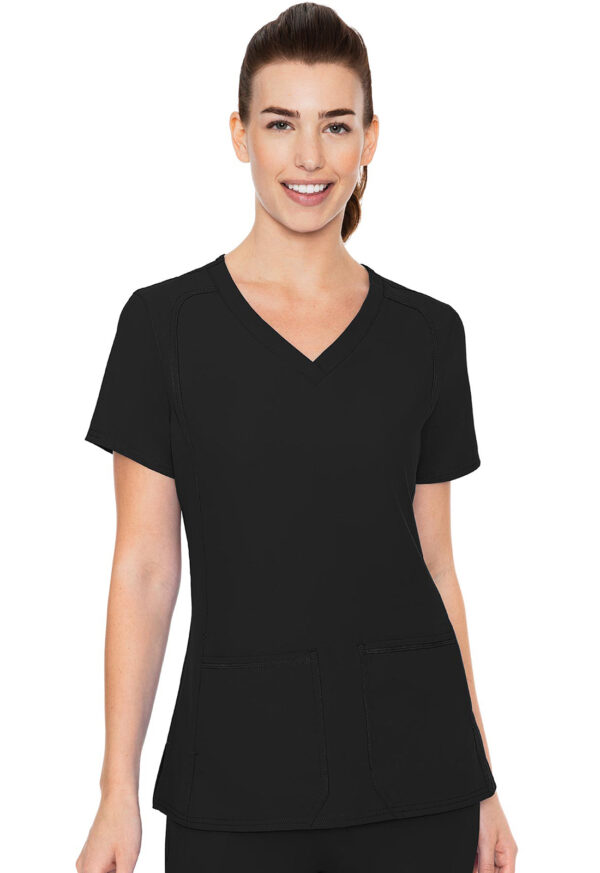 MC2468 Med Couture Insight Women's Side Pocket Top Black