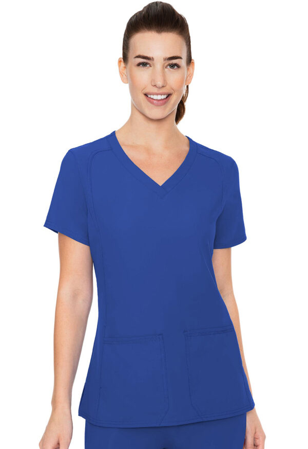 MC2468 Med Couture Insight Women's Side Pocket Top Royal