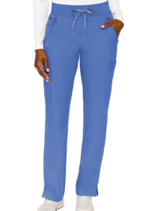 MC2702 Med Couture Insight Women's Zipper Pant Ceil Blue