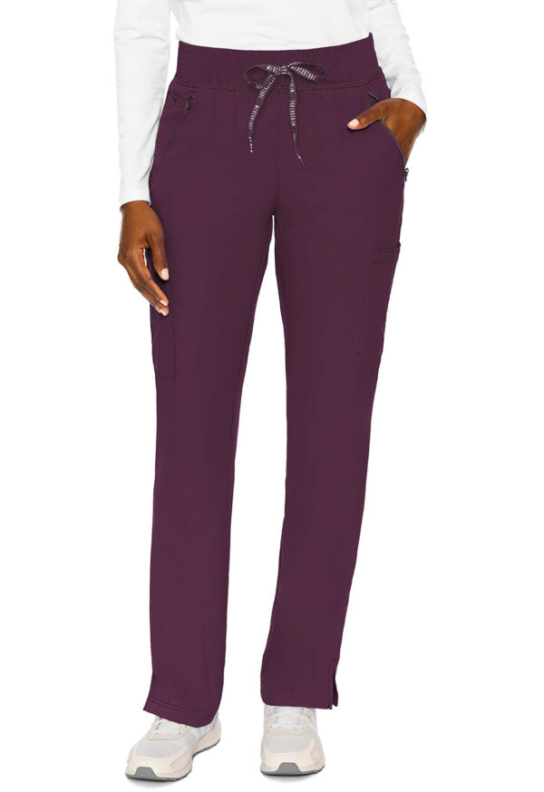MC2702 Med Couture Insight Women's Zipper Pant Wine