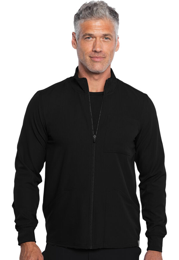 MC360 Med Couture Insight Men's Zip Front Jacket Black