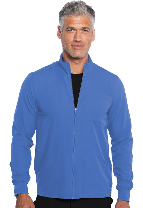 MC360 Med Couture Insight Men's Zip Front Jacket Ceil Blue