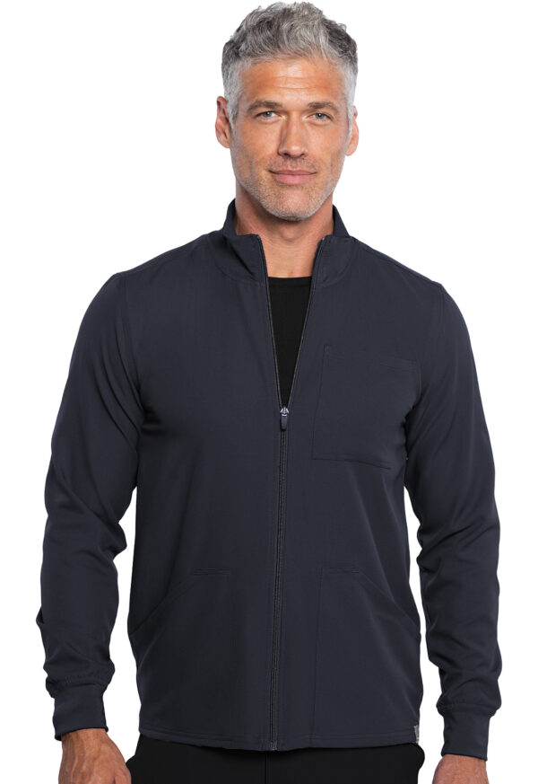 MC360 Med Couture Insight Men's Zip Front Jacket Pewter