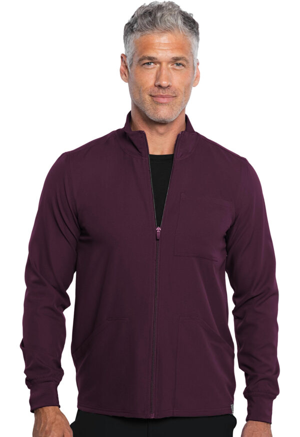 MC360 Med Couture Insight Men's Zip Front Jacket Wine