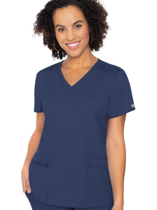 MC7468 Med Couture Touch Women's 4 Pocket Top Navy