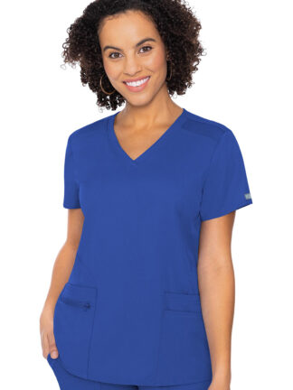 MC7468 Med Couture Touch Women's 4 Pocket Top Royal