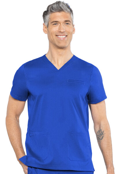 MC7477 Med Couture Touch Men's Wescott Three Pocket Top Royal