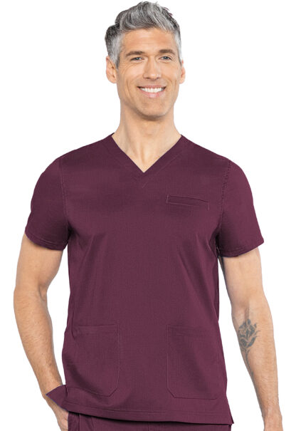 MC7477 Med Couture Touch Men's Wescott Three Pocket Top Wine