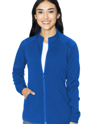 MC7660 Med Couture Touch Women's Raglan Warmup Royal