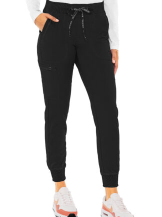 MC7710 Med Couture Touch Women's Jogger Yoga Pant Black