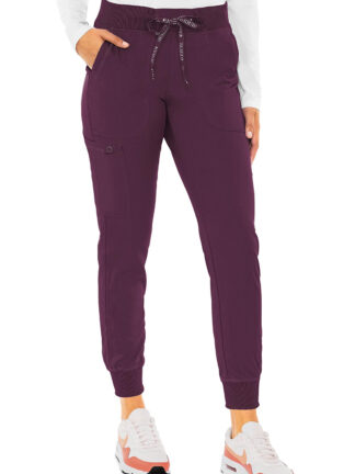 MC7710 Med Couture Touch Women's Jogger Yoga Pant Wine