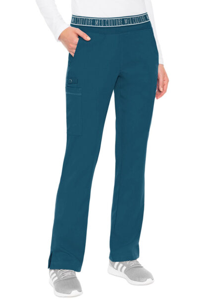 MC7739 Med Couture Touch Women's Yoga 2 Cargo Pocket Pant Caribbean Blue