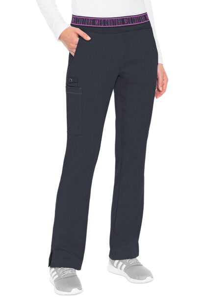 MC7739 Med Couture Touch Women's Yoga 2 Cargo Pocket Pant Pewter