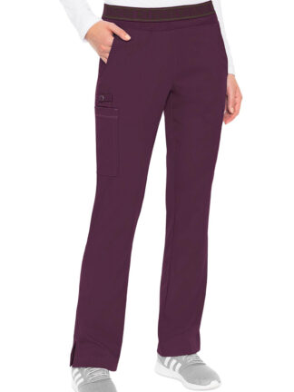 MC7739 Med Couture Touch Women's Yoga 2 Cargo Pocket Pant Wine