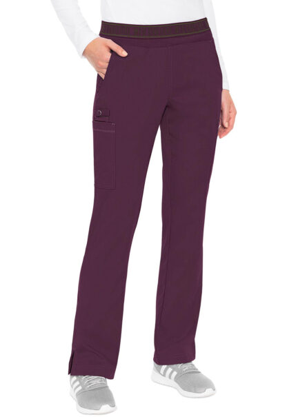 MC7739 Med Couture Touch Women's Yoga 2 Cargo Pocket Pant Wine