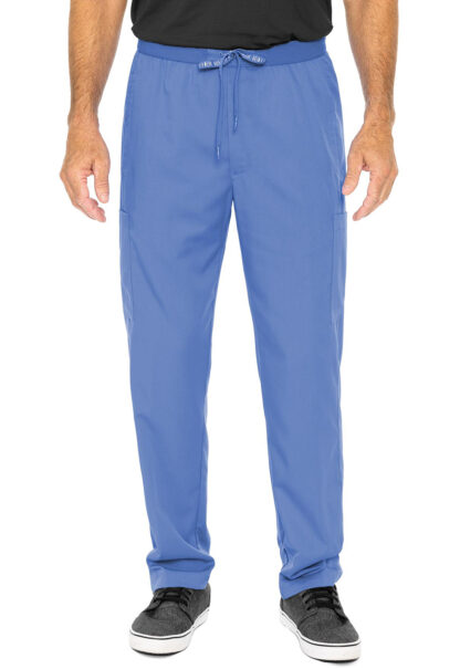 MC7779 Med Couture Touch Men's Hutton Straight Leg Pant Ceil Blue