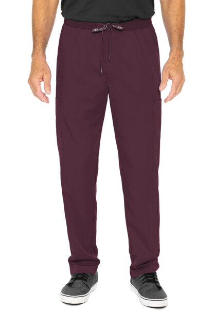 MC7779 Med Couture Touch Men's Hutton Straight Leg Pant Wine