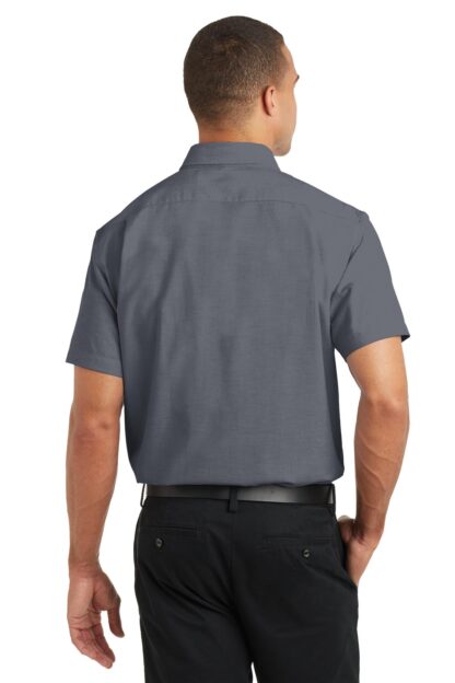 Port Authority Short Sleeve SuperPro Oxford Shirt. S659 - Image 2