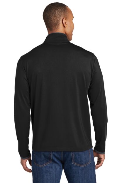 Sport-Tek Sport-Wick Stretch Contrast Full-Zip Jacket. ST853 - Image 2