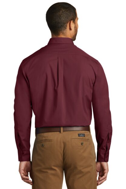 Port Authority Long Sleeve Carefree Poplin Shirt. W100 - Image 2