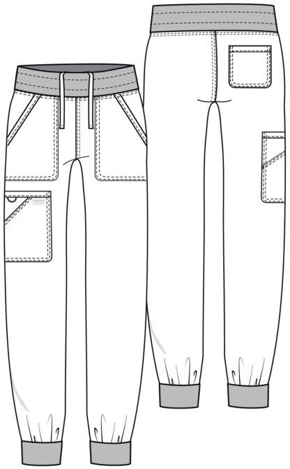 WW115 Revolution Drawstring Pant Black - Image 2
