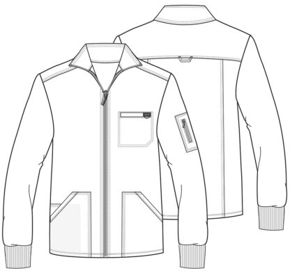 WW320 Revolution Men's Jacket Pewter - Image 2