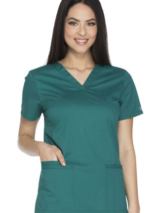 WW630 Core Stretch V-Neck Top Hunter