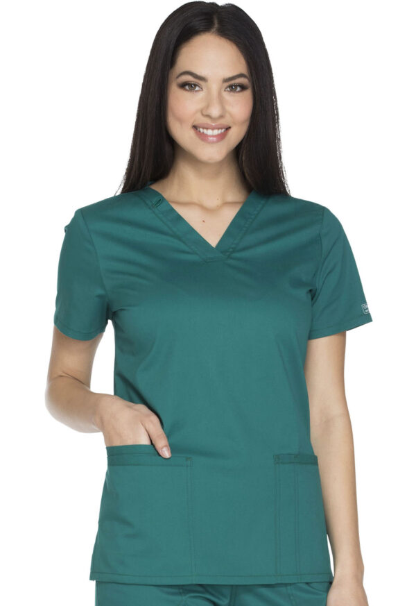WW630 Core Stretch V-Neck Top Hunter