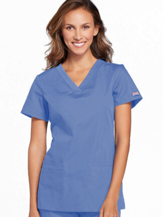 WW645 Originals V-Neck Top Ceil Blue