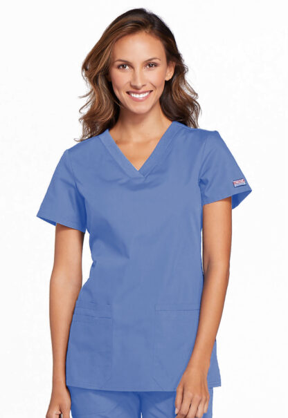 WW645 Originals V-Neck Top Ceil Blue