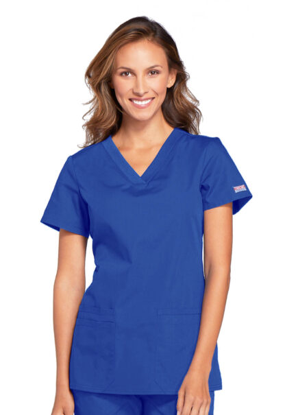 WW645 Originals V-Neck Top Royal