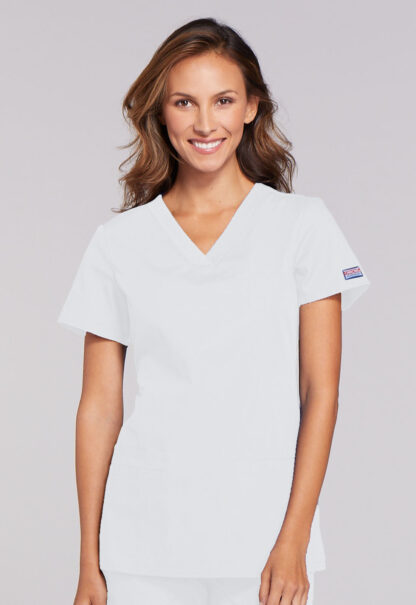 WW645 Originals V-Neck Top White