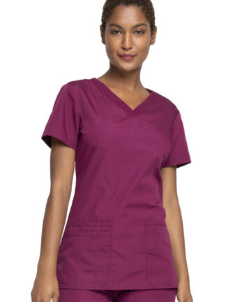WW645 Originals V-Neck Top Wine