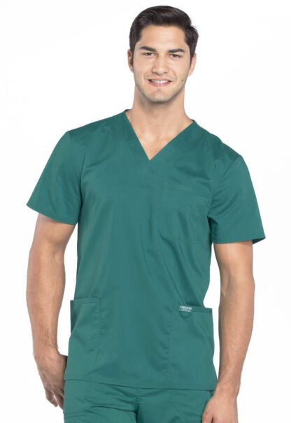 WW670 Revolution Men's 3 Pocket V-Neck Top Hunter
