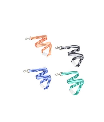 CHEV Chevron Breakaway Lanyard with Belt Loop Badge Reel