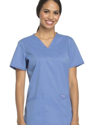 WW620 Revolution V-Neck Top Ceil Blue
