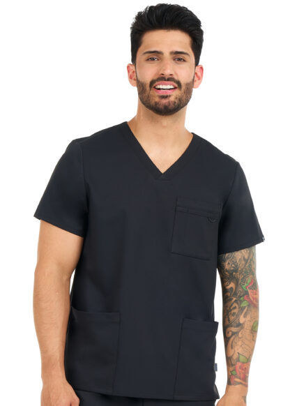 1195 Zavate Studio Power V-Neck Top Black