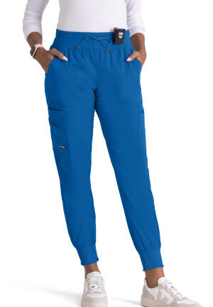 GRSP527A Spandex Stretch Carly Jogger Pant Royal
