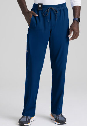 GRSP617 Spandex Stretch Hudson Slim Leg Pant Navy