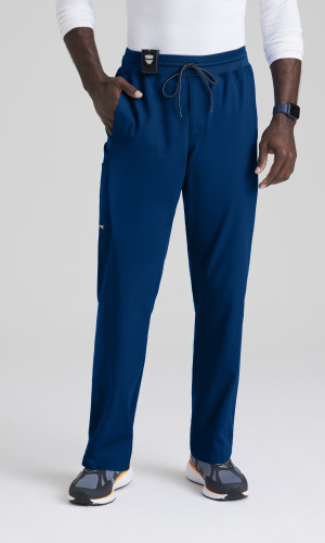 GRSP617 Spandex Stretch Hudson Slim Leg Pant Navy