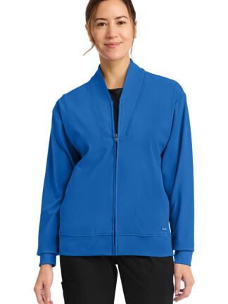 CK353 Achieve Zip-Front Warm Up Jacket Royal