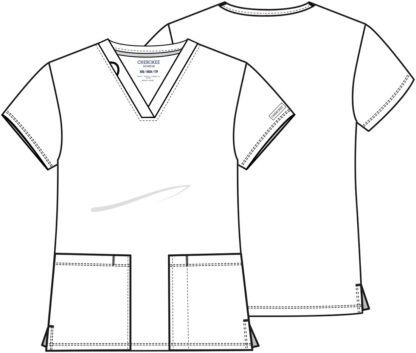 CK832 Achieve 2-Pocket V-Neck Top Hunter - Image 2