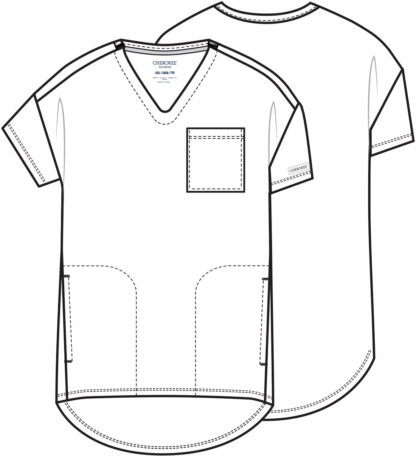CK863 Achieve 3-Pocket Tuck-In Top Pewter - Image 2