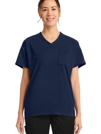 CK863 Achieve 3-Pocket Tuck-In Top Navy