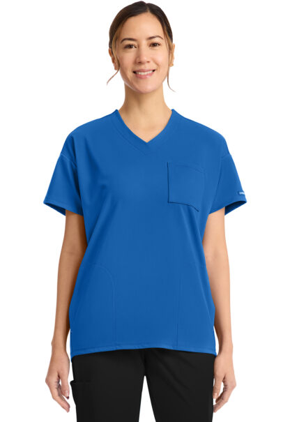 CK863 Achieve 3-Pocket Tuck-In Top Royal