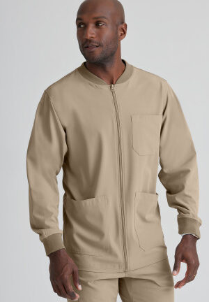 SK0408 Skechers Structure Warm-Up Jacket Khaki