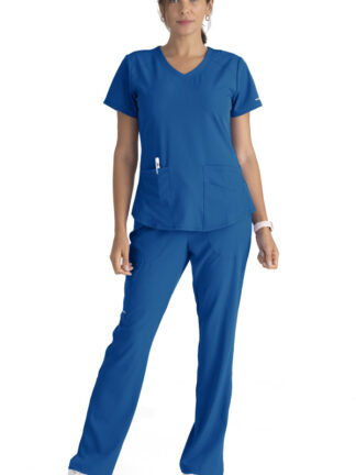 SK101 Skechers Breeze V-Neck Top Royal