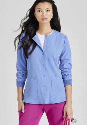 SK401 Skechers Stability Warm-Up Jacket Ceil Blue