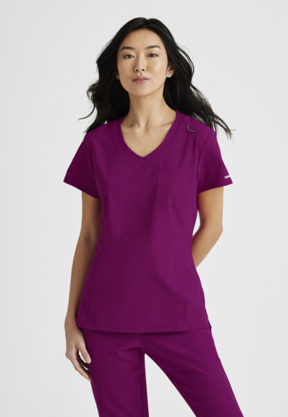 SKT147 Skechers Dignity Tuck-In Top Wine