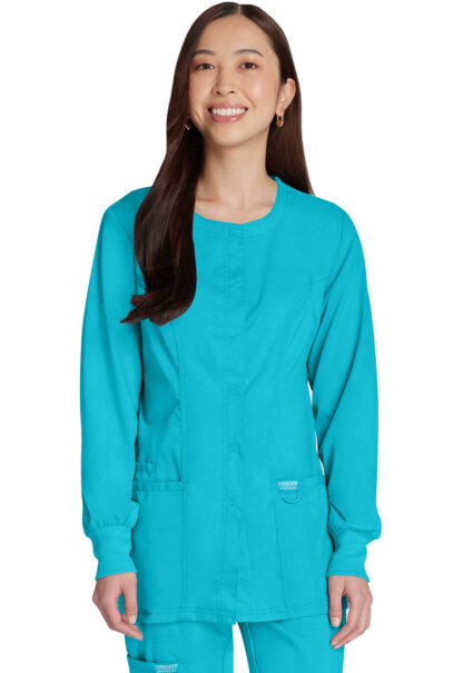 WW310 Revolution Snap-Front Warm-up Jacket Turquoise